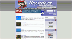 Desktop Screenshot of hry.izde.cz